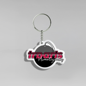 Chaveiro de Acrílico Personalizado Colorido (5cm) | Corte a Laser