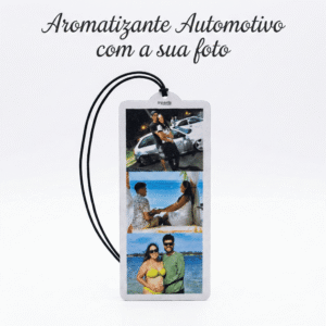 Kit 5 Aromatizantes Automotivos Personalizados com Foto (Sua Foto Aqui)